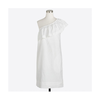 제이크루 팩토리 원숄더 아일렛 드레스 $89.5 → $21.3