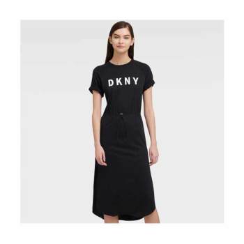 DKNY 막시 로고 티 드레스 $79 → $55.3