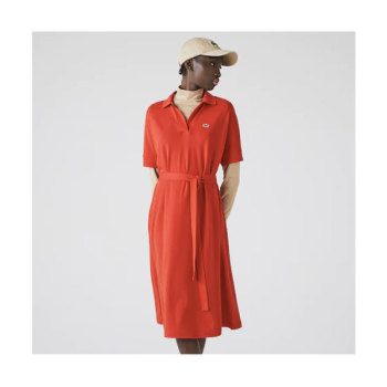 (최화정 착용) 라코스테 브이넥 폴로 드레스 $165 → $114.99