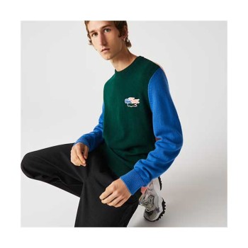 (광희 착용) 라코스테 컬러블럭 울 스웨터 $220 → $109.99